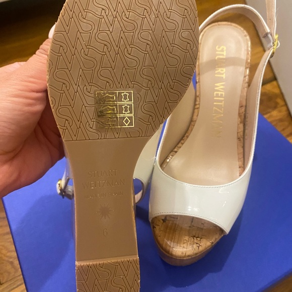 Stuart weitzman white Riviera wedges - Picture 4 of 6